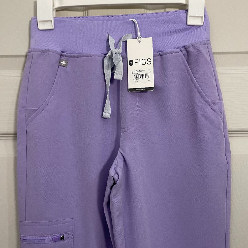 FIGS Lavender Dew Zamora Jogger Scrub Pants XXS Petite
